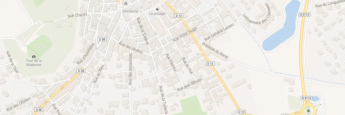 Plan du 15 Rue Pasteur à Bellegarde