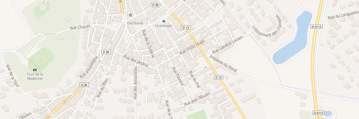 Plan du 6 Rue du Pré à Bellegarde