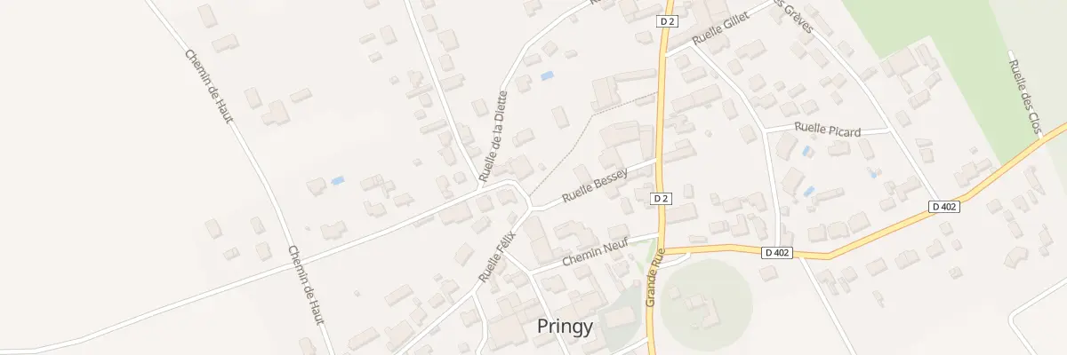 Plan du 2 Che du Paradis à Pringy