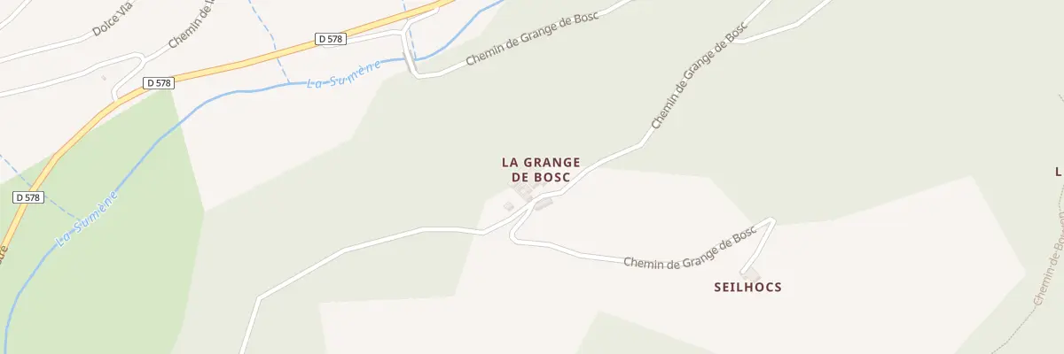 Plan du 5082 La Grange de Bosc à Saint-Prix