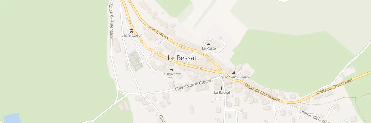 Plan du 90 Grande Rue au Bessat