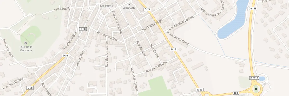 Plan du 19 Rue Pasteur à Bellegarde