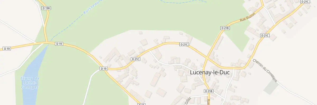 Plan du 2A Rue de l’Université à Lucenay-le-Duc