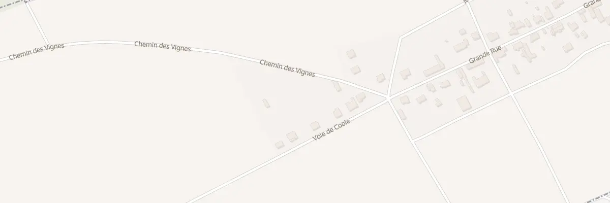 Plan du 10 Vc Voie de Coole à Drouilly