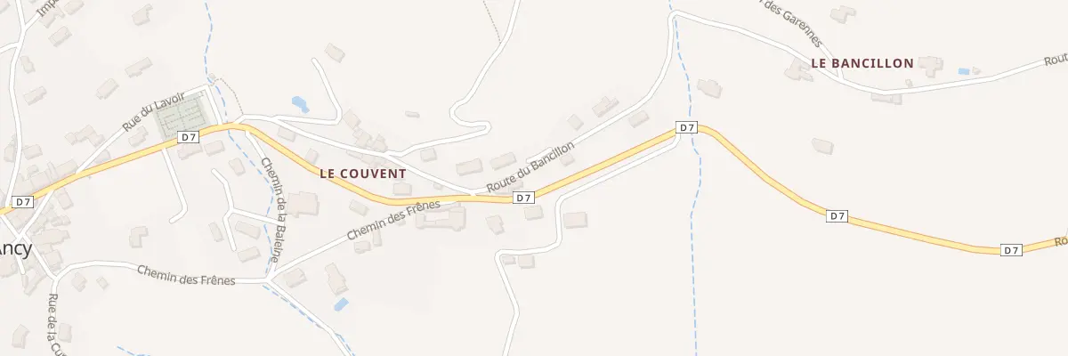 Plan du 295 Rte de Savigny à Ancy