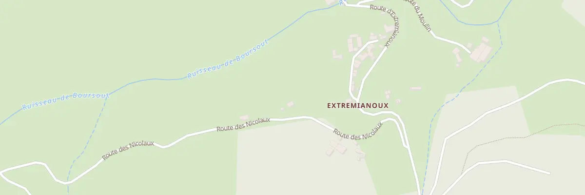 Plan du 5117 Extremianoux à Beauvène
