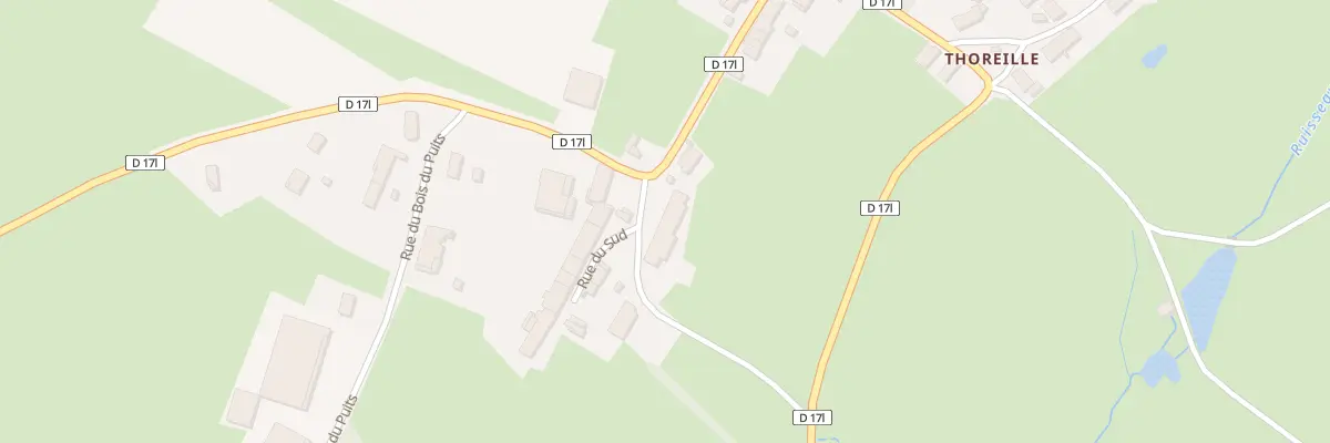 Plan du 1 Rue du Sud (thoreille) à Mimeure