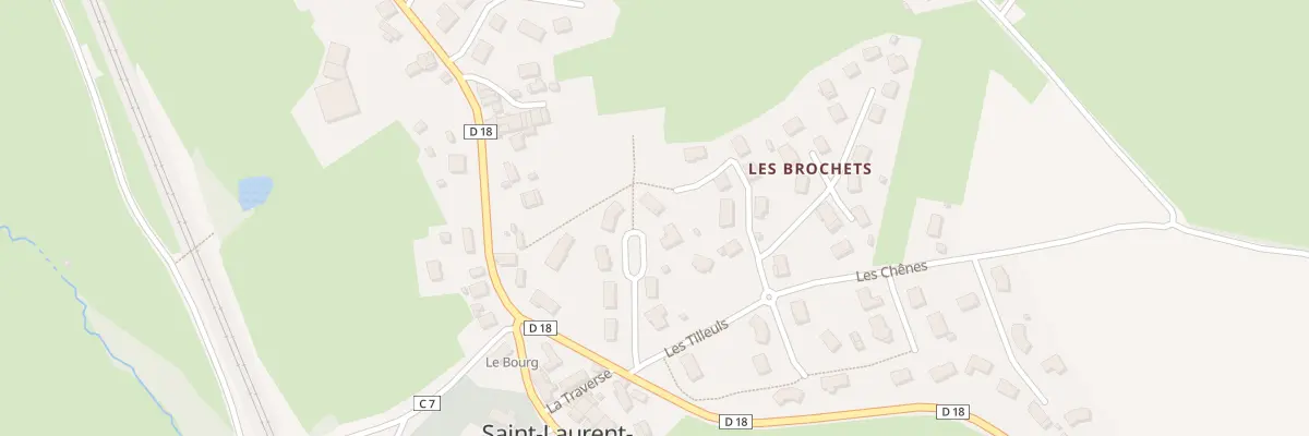 Plan du 6 Lot Les Charmes à Saint-Laurent-d’Andenay