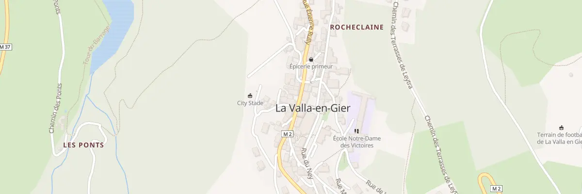 Plan du 14 Rue Etienne Rully à La Valla-en-Gier