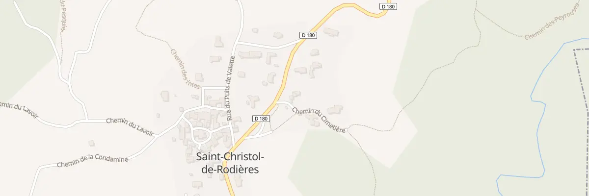 Plan du 5572 Che du Cimetière à Saint-Christol-de-Rodières