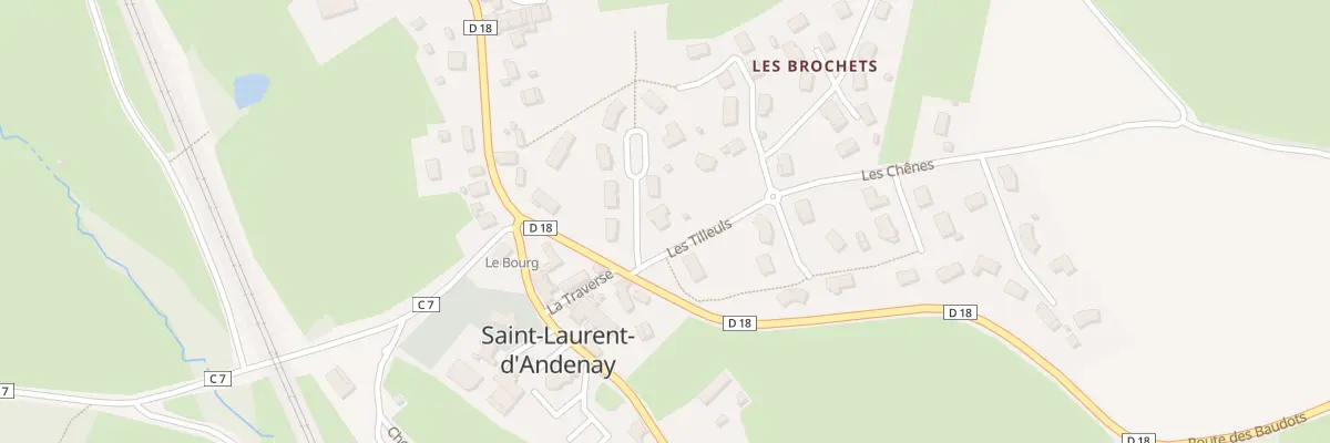 Plan du 9 Lot Les Charmes à Saint-Laurent-d’Andenay