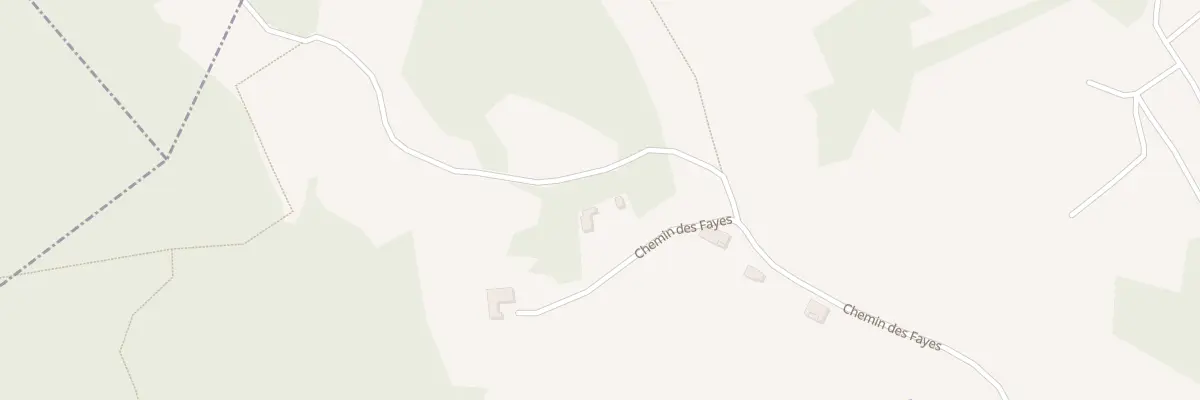 Plan du 930 Che des Fayes à Duerne