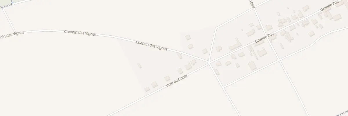 Plan du 6 Vc Voie de Coole à Drouilly