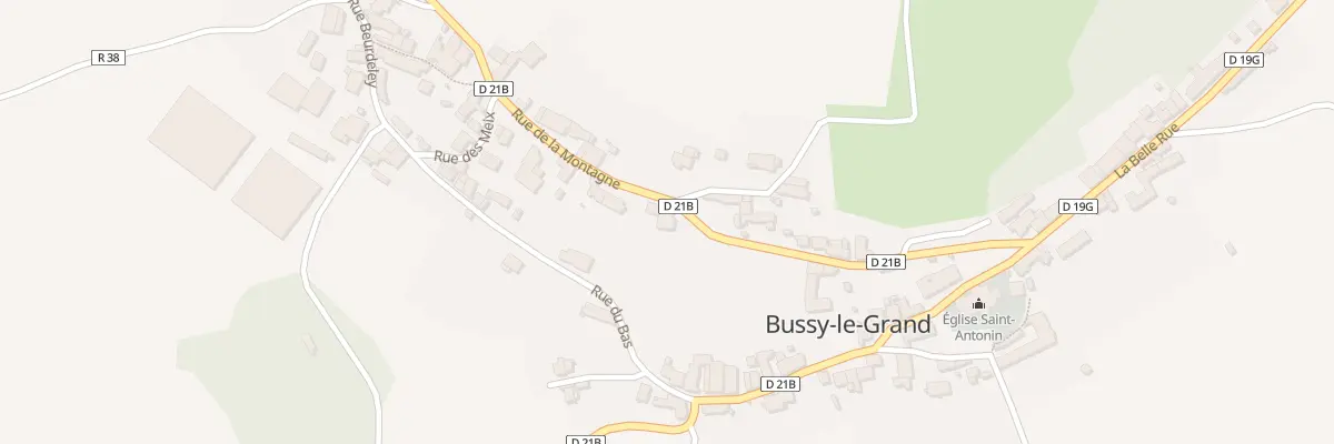 Plan du 9 Rue de la Montagne à Bussy-le-Grand