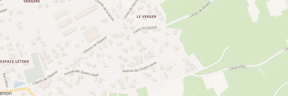 Plan du 8 Che Cabane Reinette à Lédenon