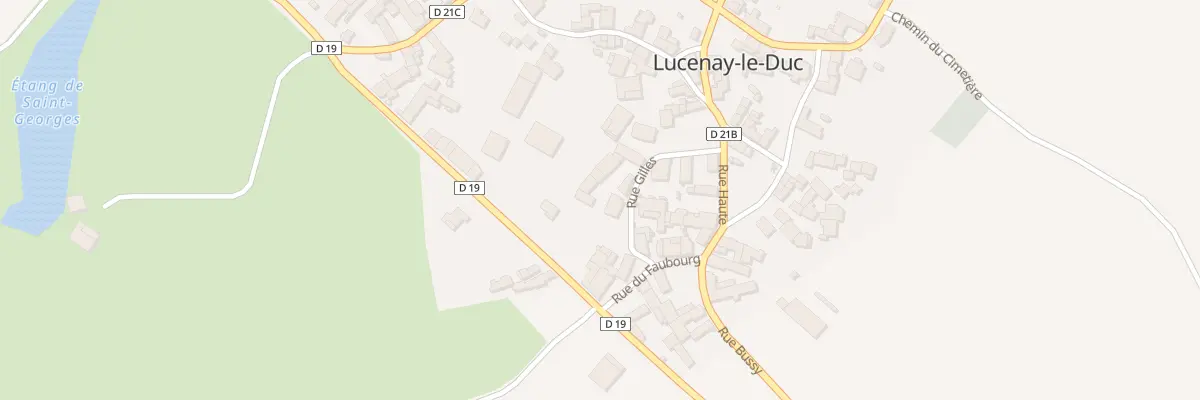 Plan du 2 Rue Gilles à Lucenay-le-Duc