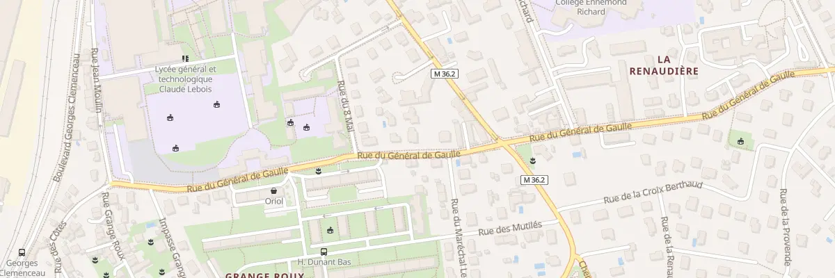 Plan du 9 Rue Gal de Gaulle à Saint-Chamond