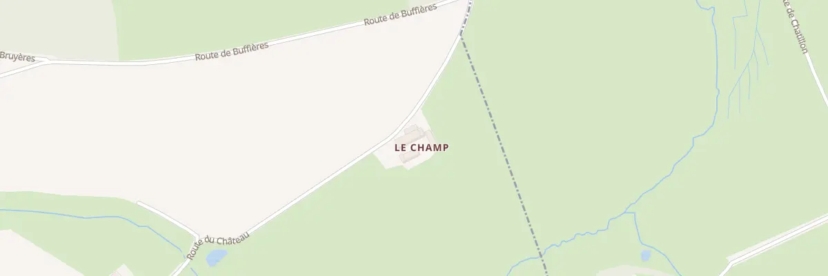 Plan du 5061 Le Champ à Sivignon