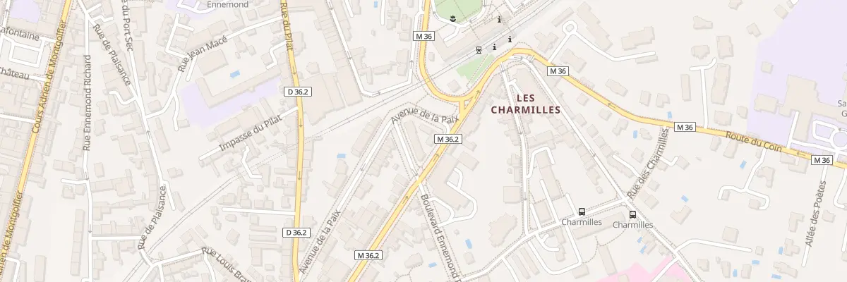 Plan du 5 Bd Ennemond Richard à Saint-Chamond