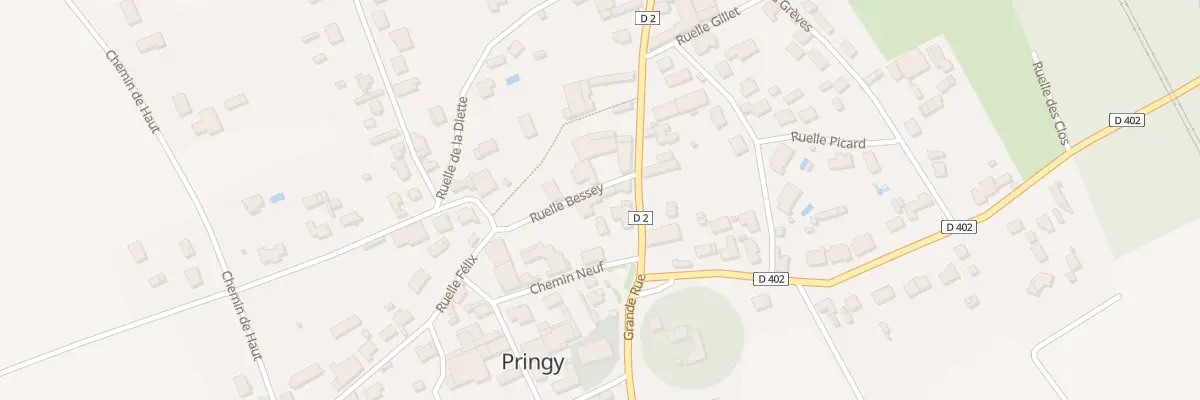 Plan du 15 Gr Grande Rue à Pringy