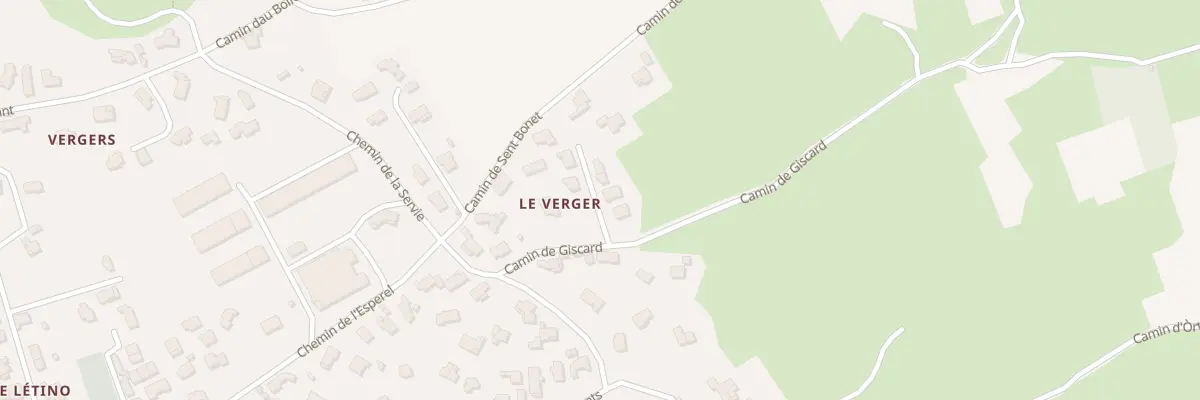 Plan du 2 Lot Le Verger à Lédenon