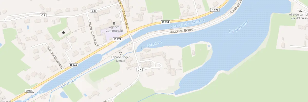 Plan du 21 Cour de la Motte à Écuisses