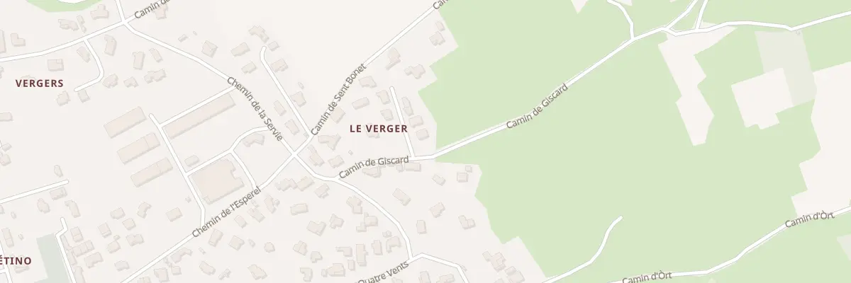 Plan du 123 Che de Guizard à Lédenon