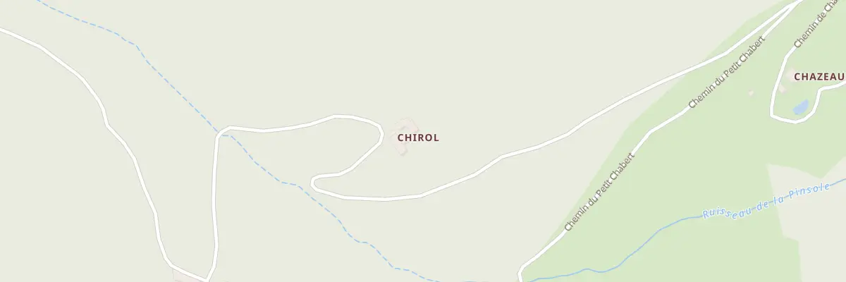 Plan du 5148 Chirol à Vanosc