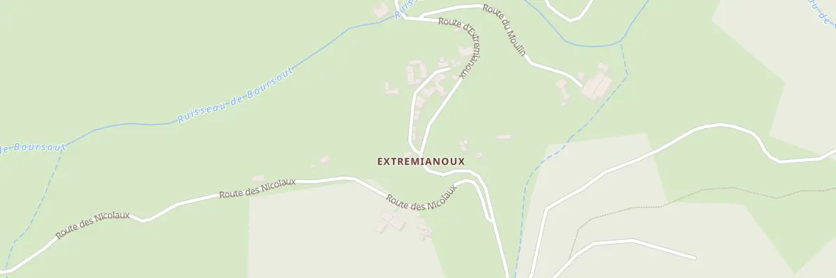 Plan du 5111 Extremianoux à Beauvène