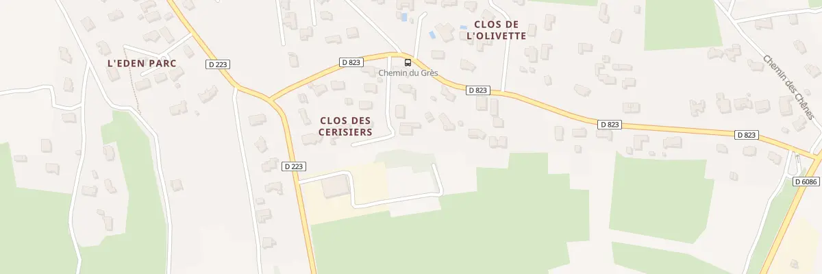 Plan du 10 Lot Le Clos des Cerisiers à Lédenon