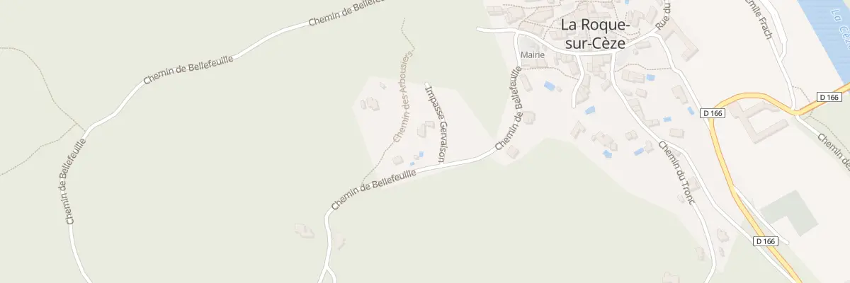 Plan du 5106 Che de Bellefeuille à La Roque-sur-Cèze