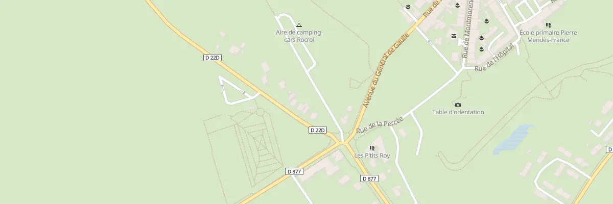 Plan du 1125 Rte de Taillette à Rocroi
