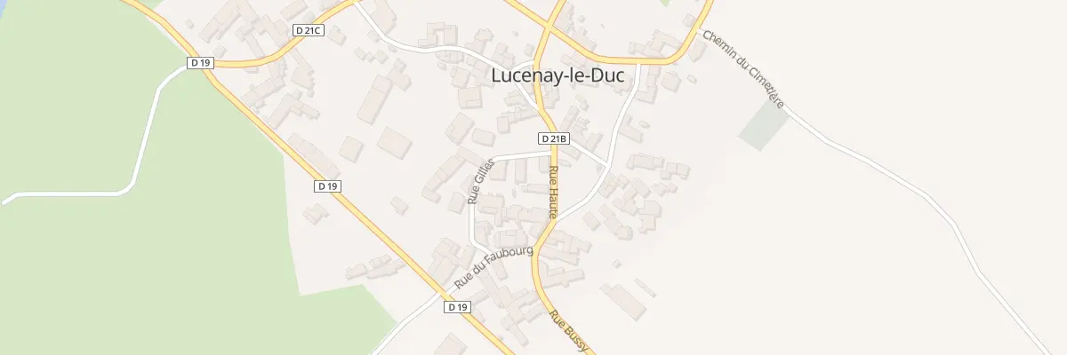 Plan du 1 Rue Gilles à Lucenay-le-Duc