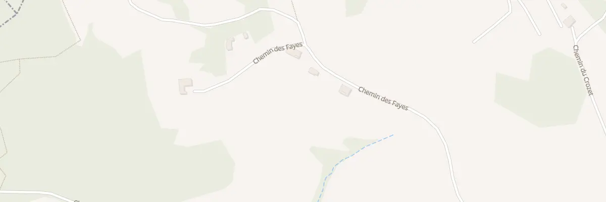 Plan du 855 Che des Fayes à Duerne