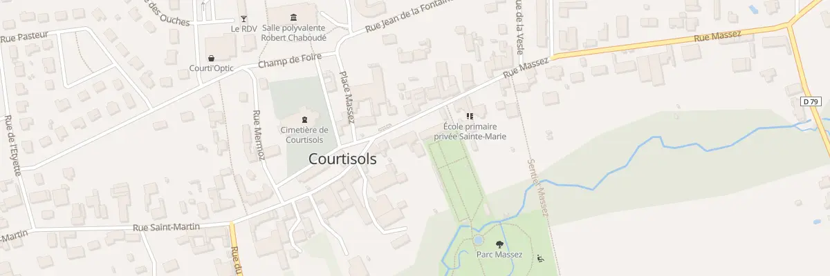 Plan du 12 Pl Massez à Courtisols