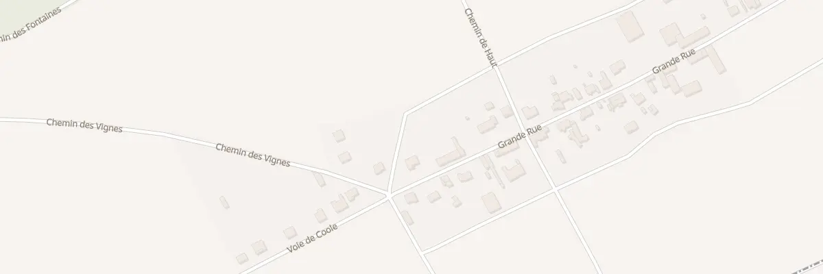 Plan du 70 Gr Grande Rue à Drouilly