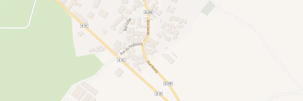 Plan du 2 Rte de Bussy à Lucenay-le-Duc