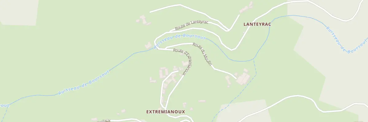Plan du 5103 Le Village à Beauvène