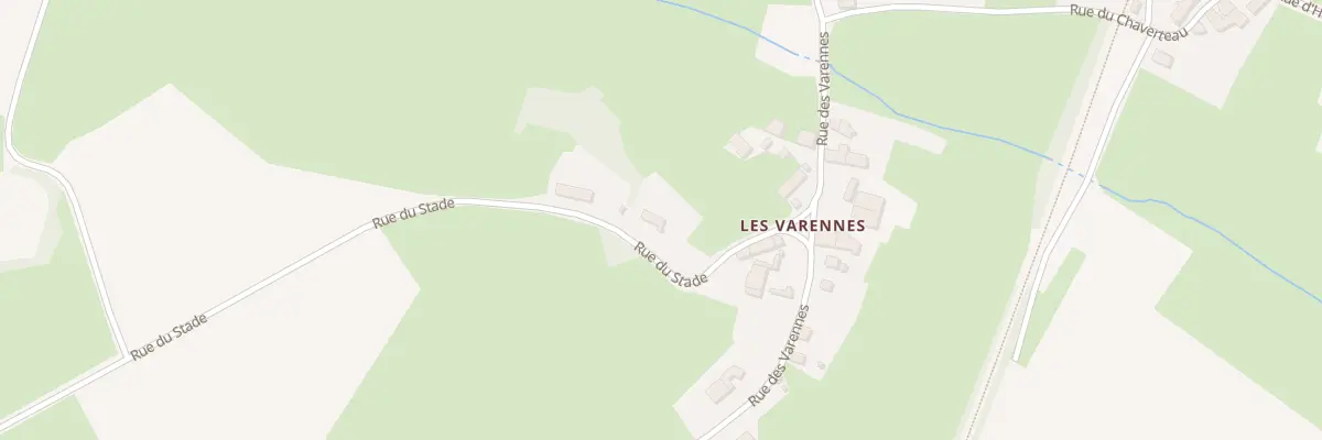 Plan du 5080 Les Quevres à Thury