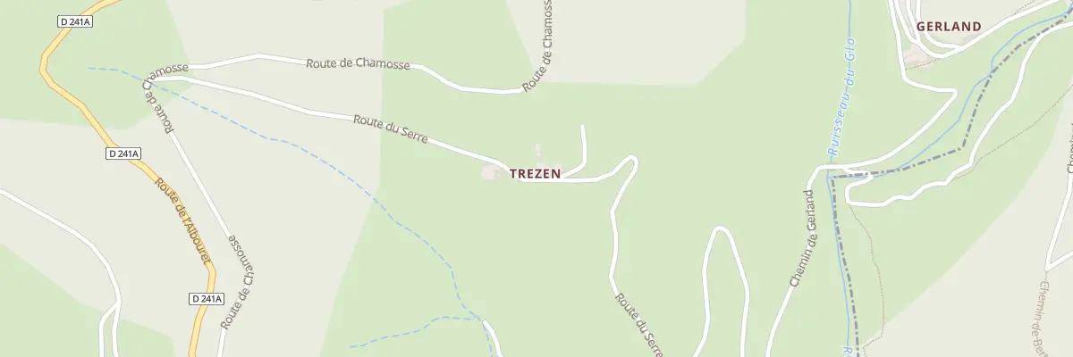 Plan du 5133 Trezen à Belsentes