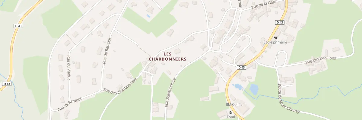 Plan du 205 Rue des Charbonniers à Deux-Grosnes