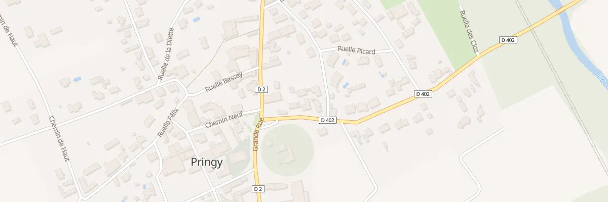 Plan du 24 Rte de Soulanges à Pringy