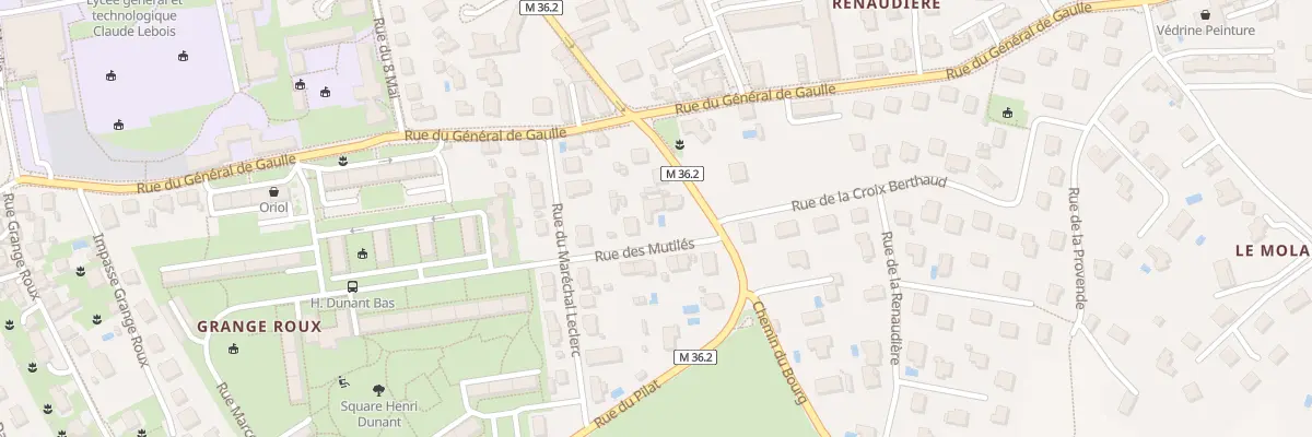 Plan du 2A Rue des mutiles à Saint-Chamond