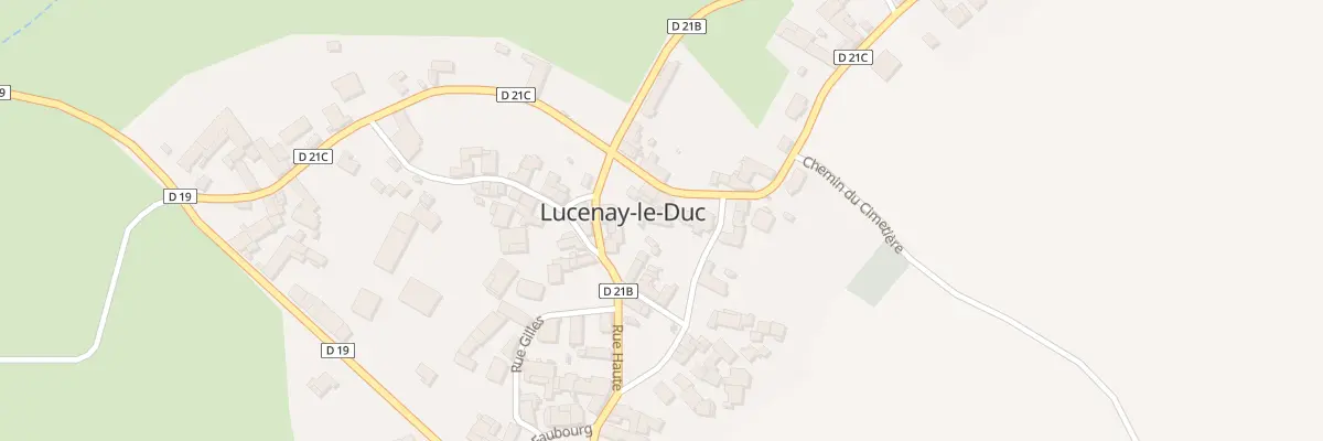 Plan du 2 Rue de l’Eglise à Lucenay-le-Duc