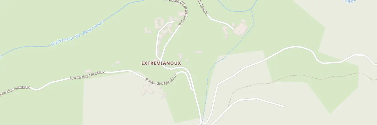 Plan du 5241 Extremianoux à Beauvène
