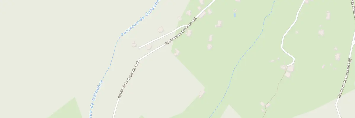 Plan du 3035 Rte de la Croix de Laÿ à Pourchères