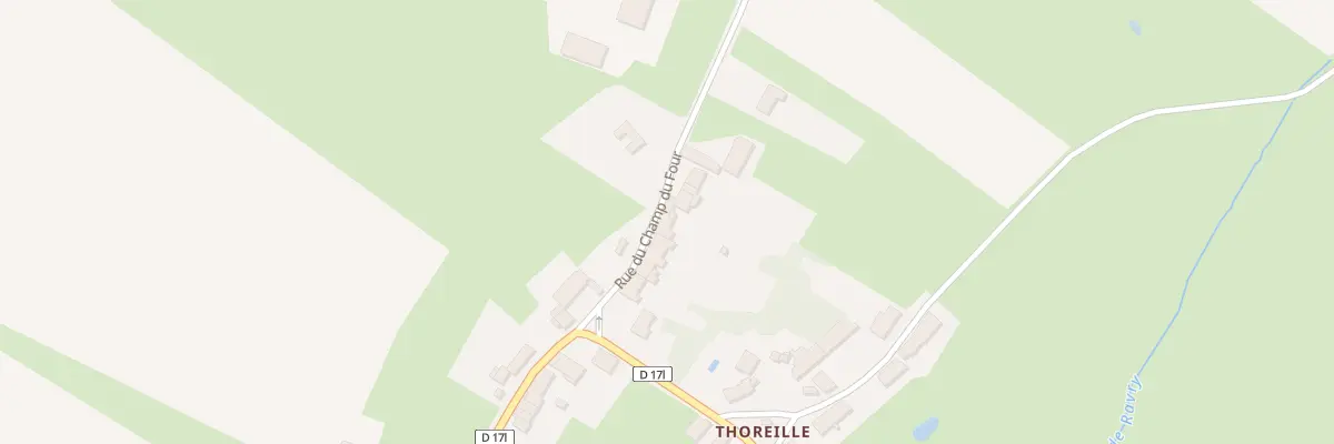 Plan du 6 Rue du Champ du Four (thoreill à Mimeure