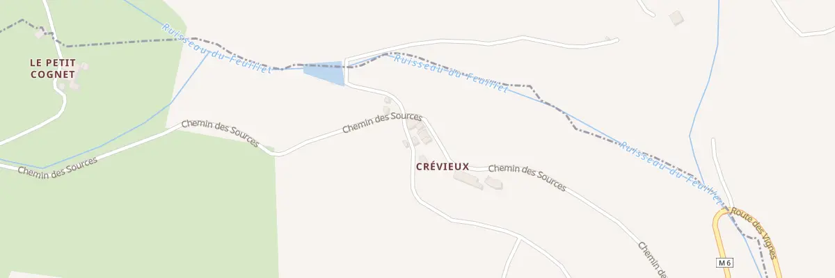 Plan de La Blanchere à Valfleury