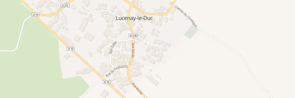 Plan du 5057 Rue du Carron à Lucenay-le-Duc