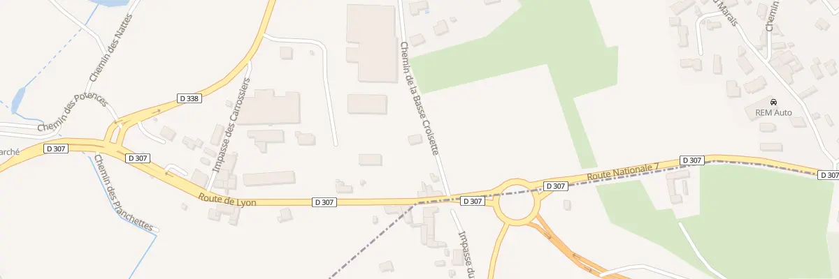 Plan du 406 Che de la Basse-Croisette à Vindry-sur-Turdine